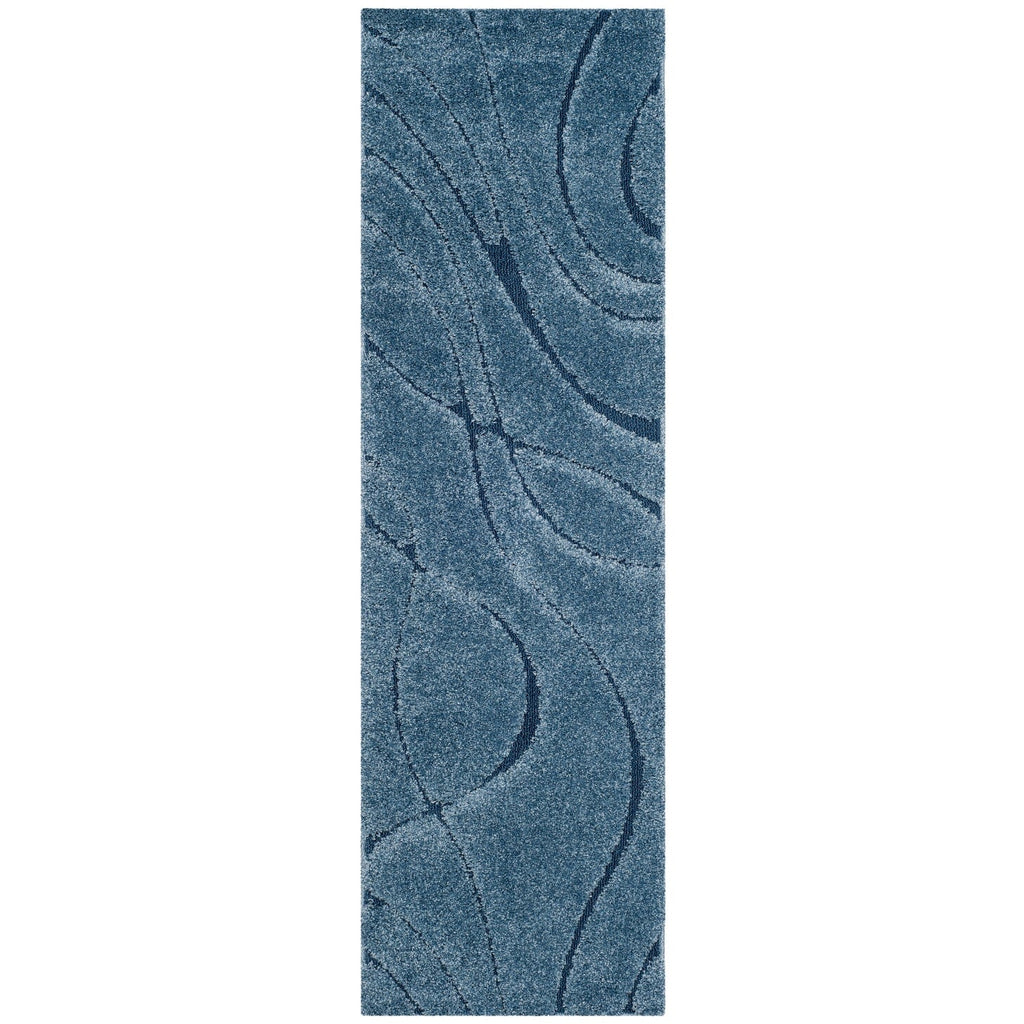 SAFAVIEH Florida Shag Staka Abstract Waves 1.2-inch Area Rug