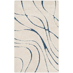 SAFAVIEH Florida Shag Staka Abstract Waves 1.2-inch Area Rug