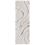 SAFAVIEH Florida Shag Staka Abstract Waves 1.2-inch Area Rug