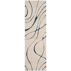 SAFAVIEH Florida Shag Staka Abstract Waves 1.2-inch Area Rug