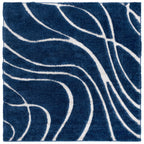 SAFAVIEH Florida Shag Staka Abstract Waves 1.2-inch Area Rug
