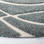 SAFAVIEH Florida Shag Staka Abstract Waves 1.2-inch Area Rug