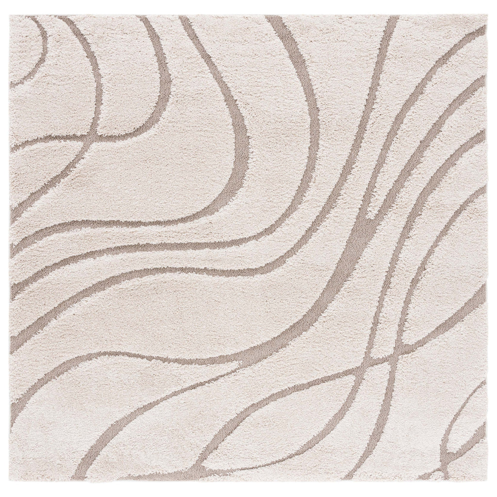 SAFAVIEH Florida Shag Staka Abstract Waves 1.2-inch Area Rug