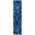 SAFAVIEH Florida Shag Staka Abstract Waves 1.2-inch Area Rug