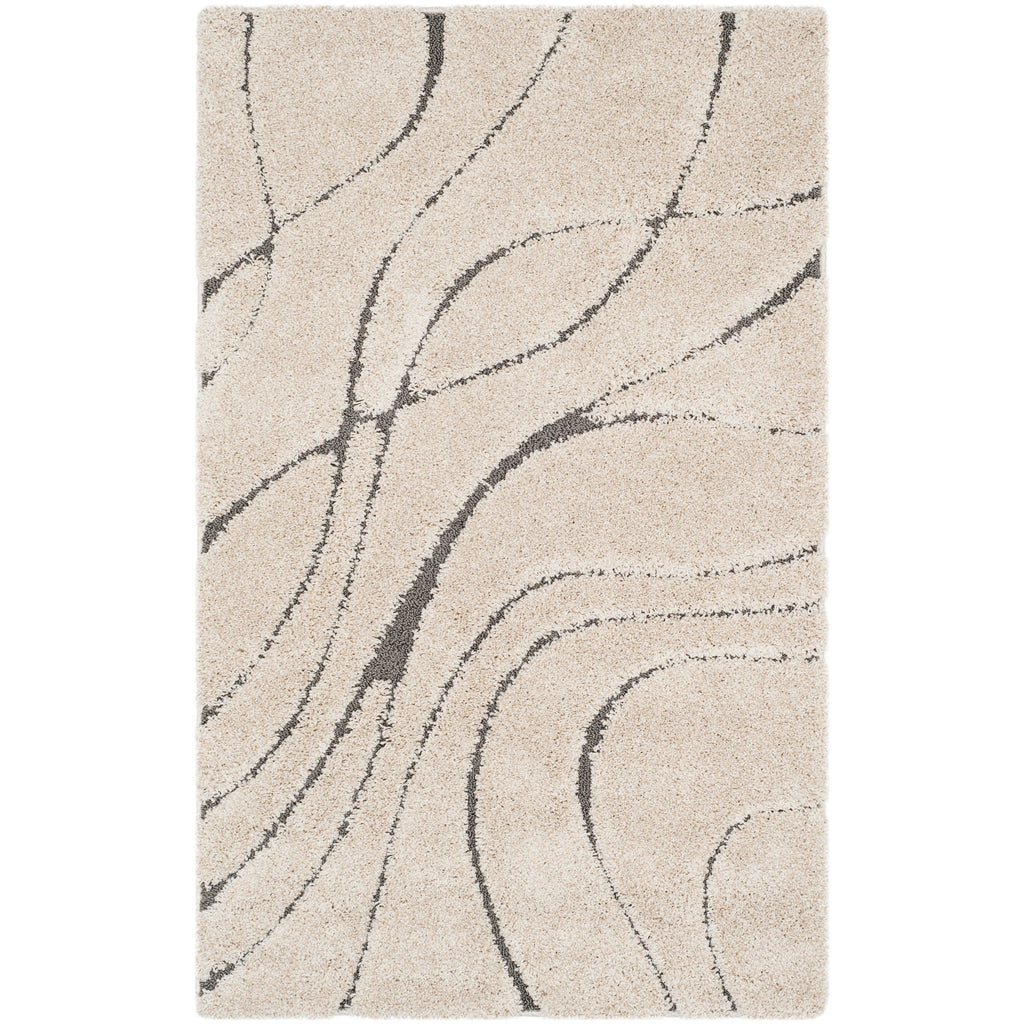 SAFAVIEH Florida Shag Staka Abstract Waves 1.2-inch Area Rug