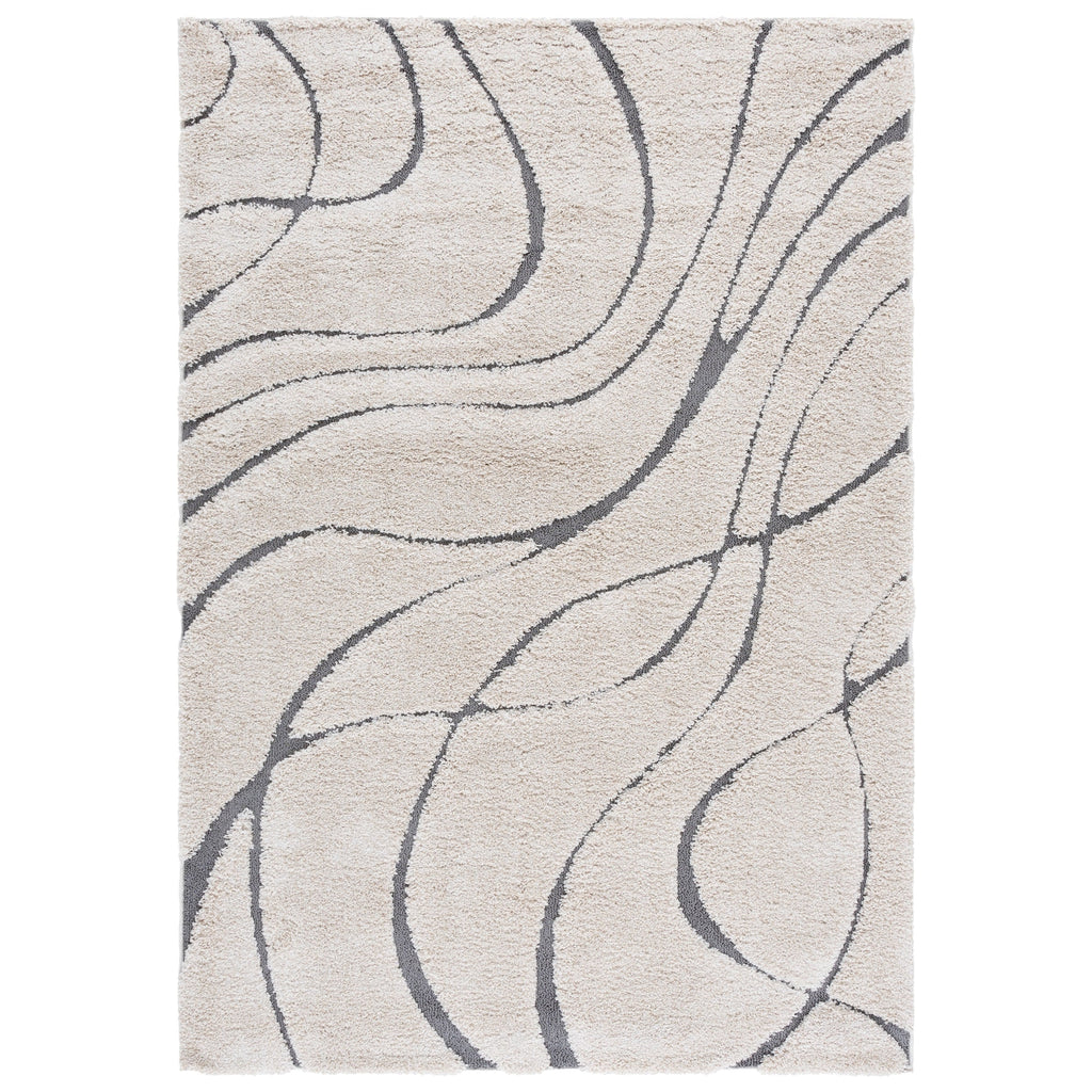 SAFAVIEH Florida Shag Staka Abstract Waves 1.2-inch Area Rug