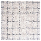 SAFAVIEH Fontana Shag Ashton Modern Check 2-inch Thick Rug