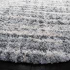 SAFAVIEH Fontana Shag Lenchen Modern Abstract 2-inch Thick Rug