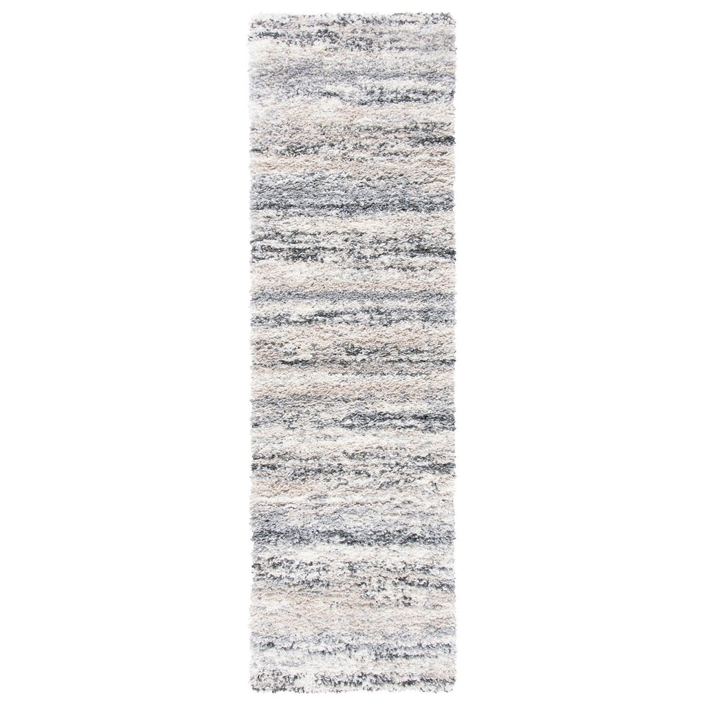 SAFAVIEH Fontana Shag Mevlide Modern Stripe 2-inch Thick Rug