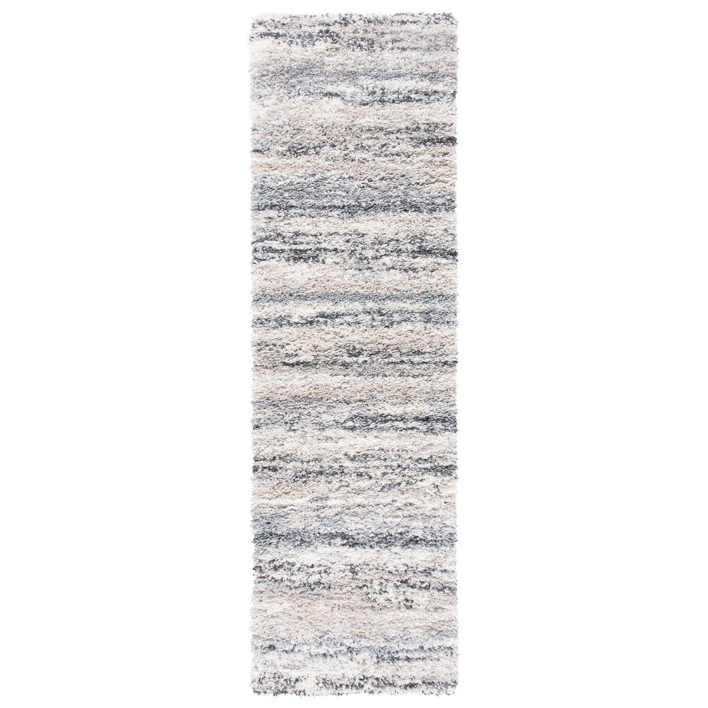 SAFAVIEH Fontana Shag Mevlide Modern Stripe 2-inch Thick Rug