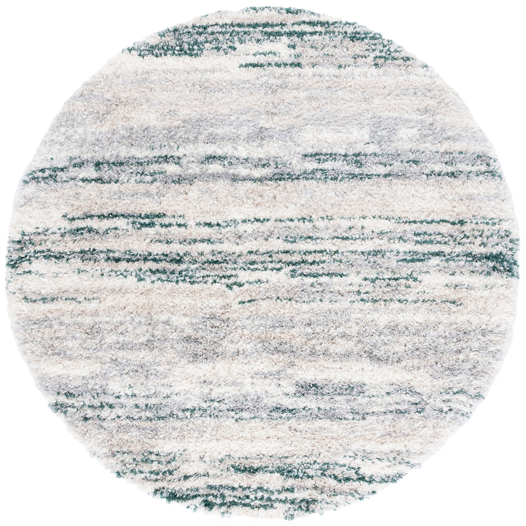 SAFAVIEH Fontana Shag Mevlide Modern Stripe 2-inch Thick Rug