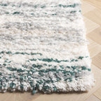 SAFAVIEH Fontana Shag Mevlide Modern Stripe 2-inch Thick Rug