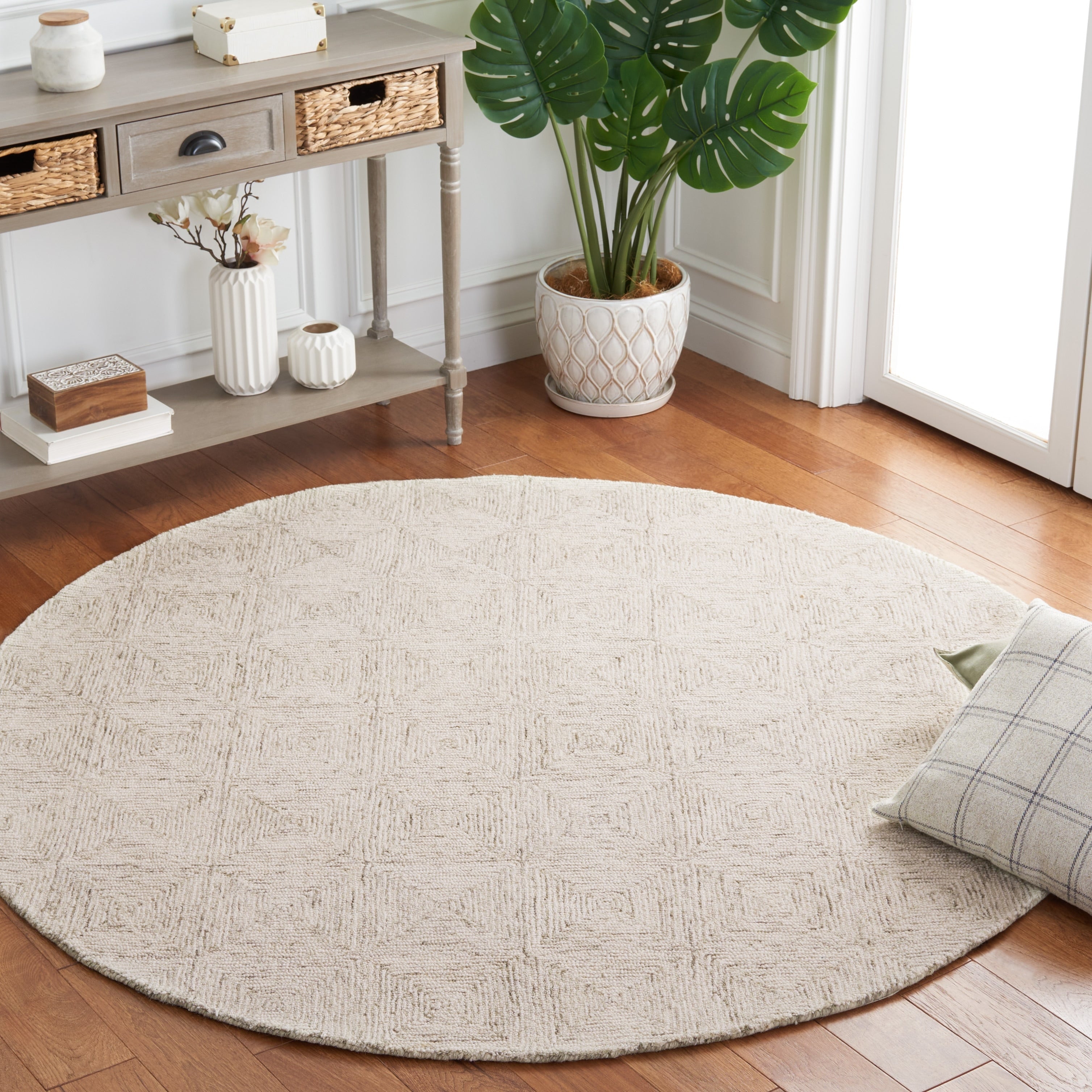 SAFAVIEH Handmade Abstract Yoshiya Modern Wool Rug