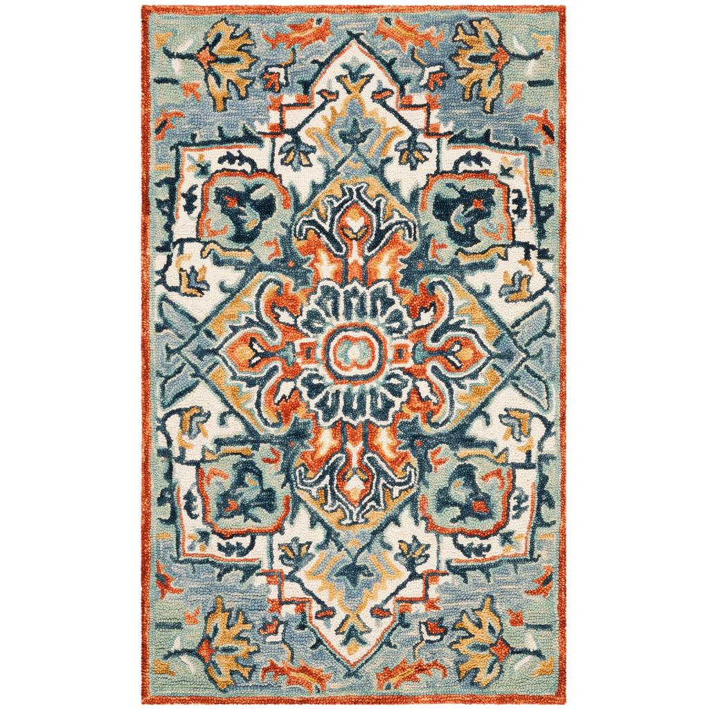 SAFAVIEH Handmade Aspen Hagar Boho Medallion Wool Rug