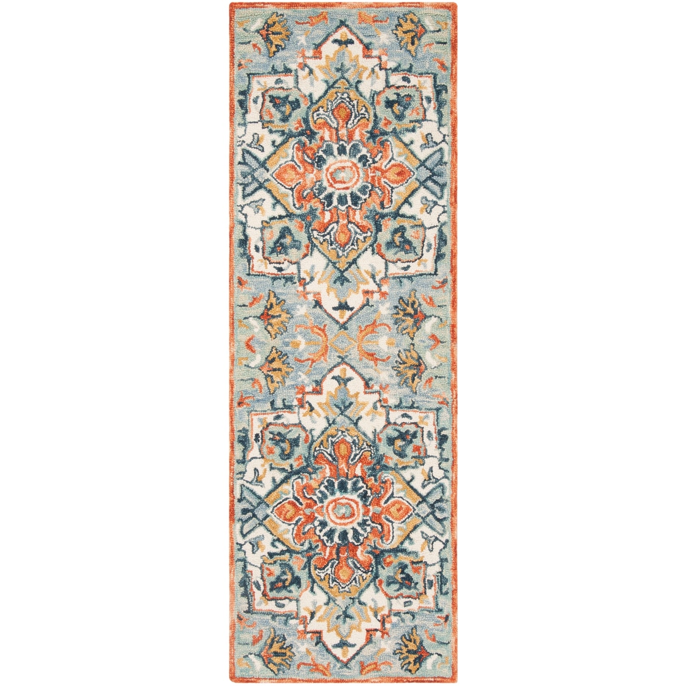 SAFAVIEH Handmade Aspen Hagar Boho Medallion Wool Rug