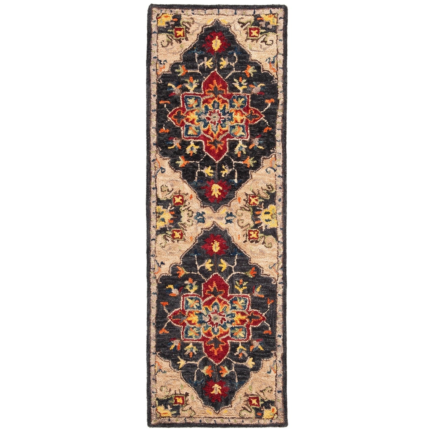 SAFAVIEH Handmade Aspen Rosmarie Boho Tribal Wool Rug
