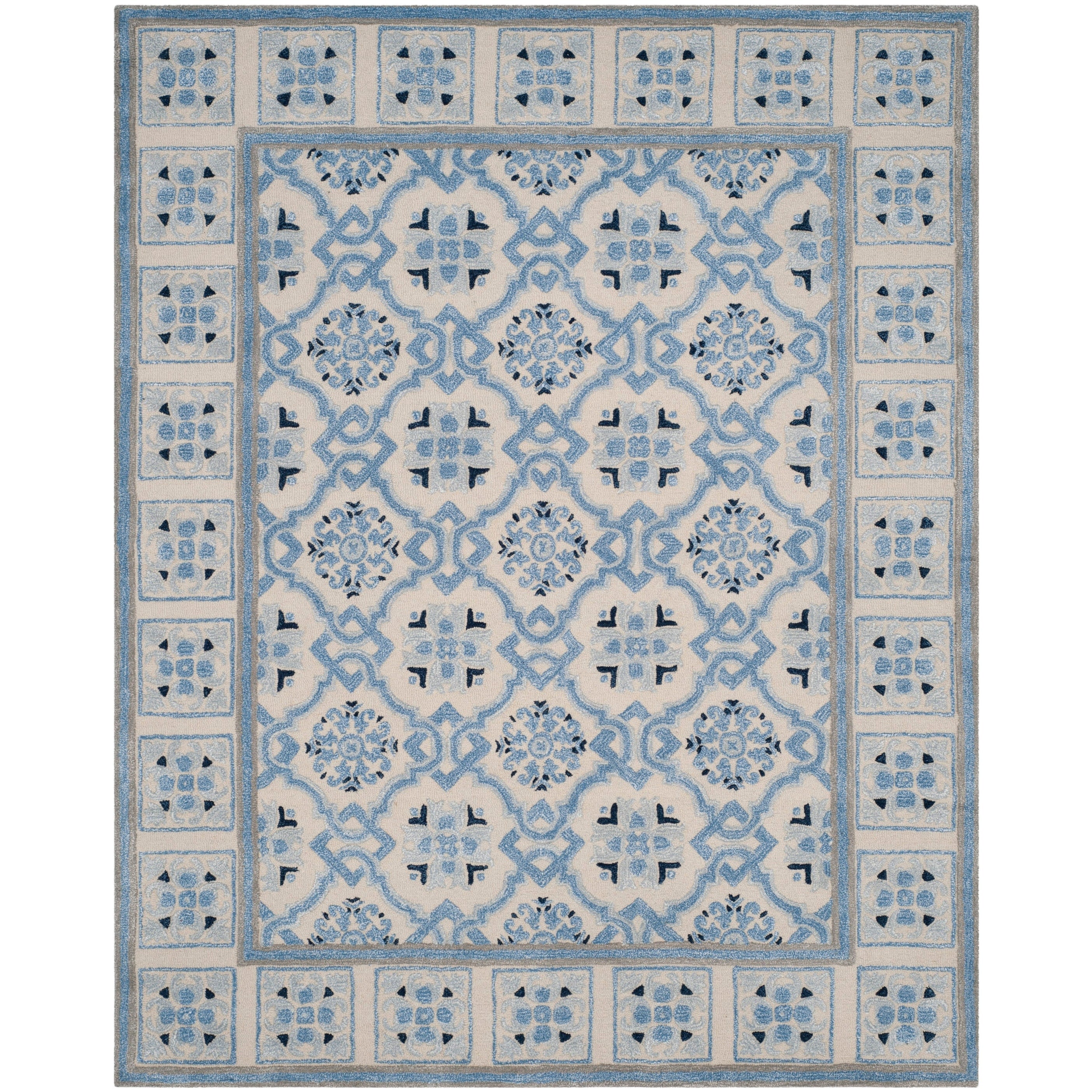 SAFAVIEH Handmade Bella Rodica Modern Floral Wool Rug
