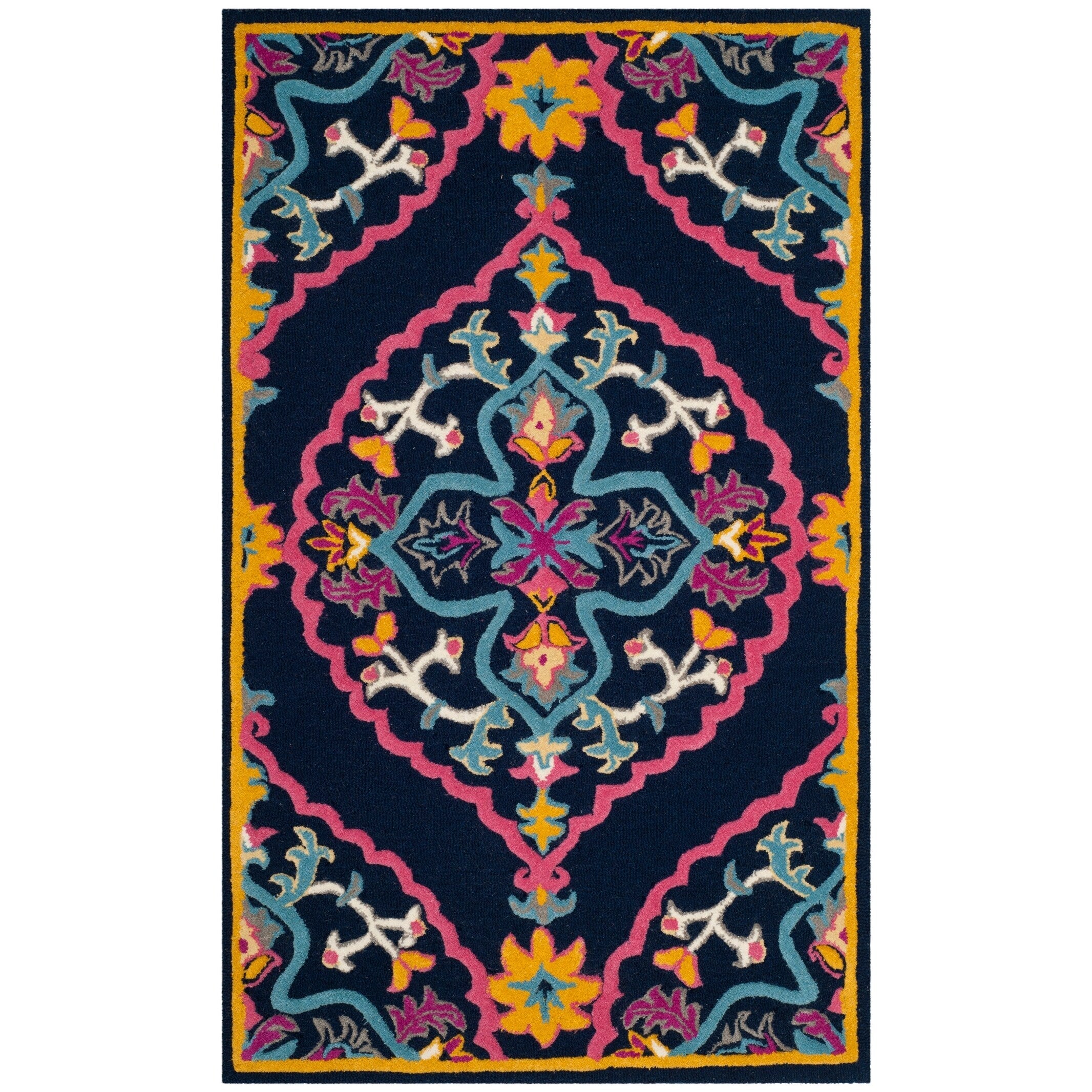 SAFAVIEH Handmade Bellagio Cailin Medallion Wool Rug