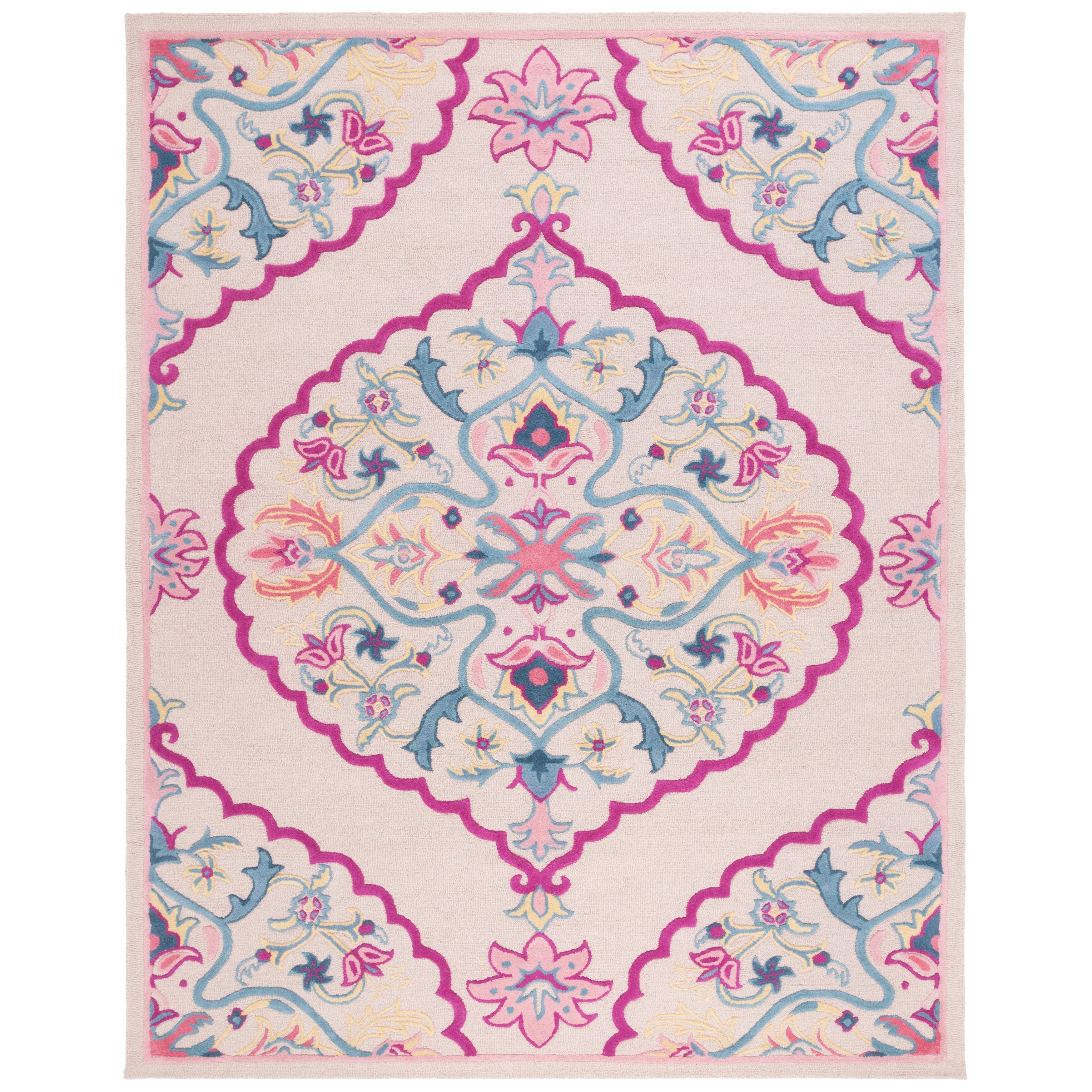 SAFAVIEH Handmade Bellagio Cailin Medallion Wool Rug