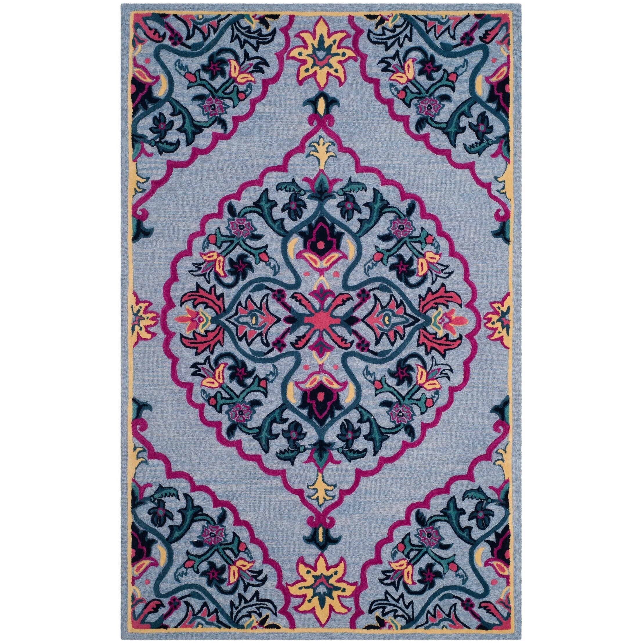SAFAVIEH Handmade Bellagio Cailin Medallion Wool Rug