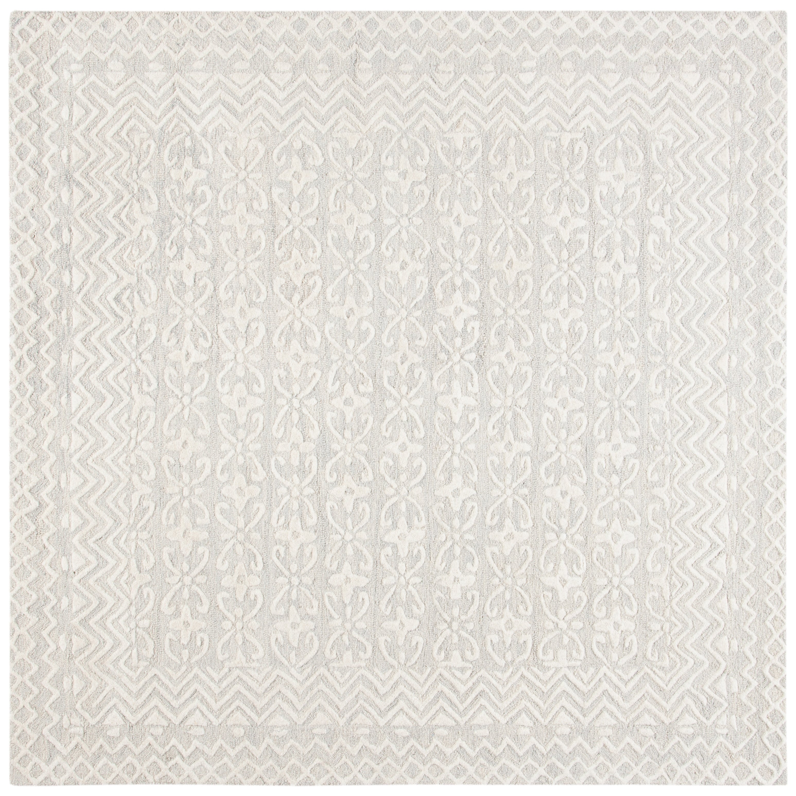 SAFAVIEH Handmade Blossom Barbara Modern Floral Wool Rug