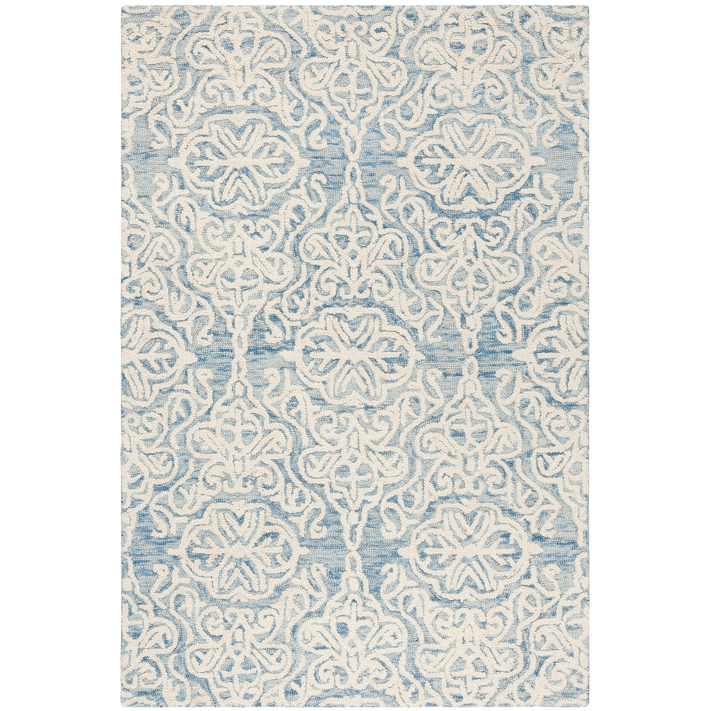 SAFAVIEH Handmade Blossom Cateluta Modern Floral Wool Rug