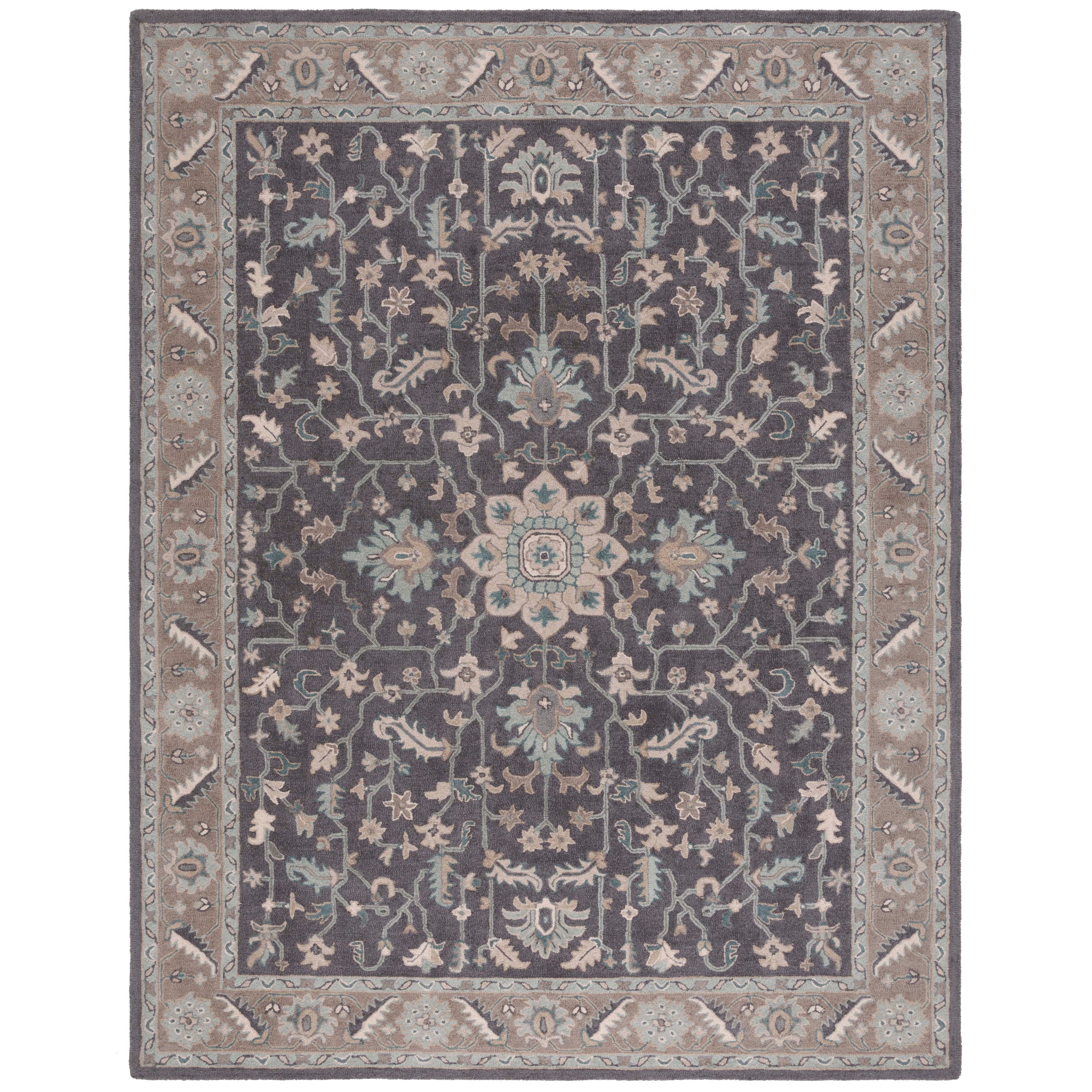 SAFAVIEH Handmade Blossom Gulperi Modern Floral Wool Rug
