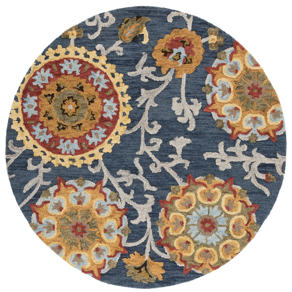 SAFAVIEH Handmade Blossom Maaret Modern Floral Wool Rug