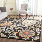 SAFAVIEH Handmade Blossom Maaret Modern Floral Wool Rug