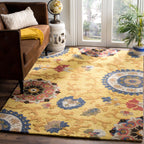 SAFAVIEH Handmade Blossom Maaret Modern Floral Wool Rug