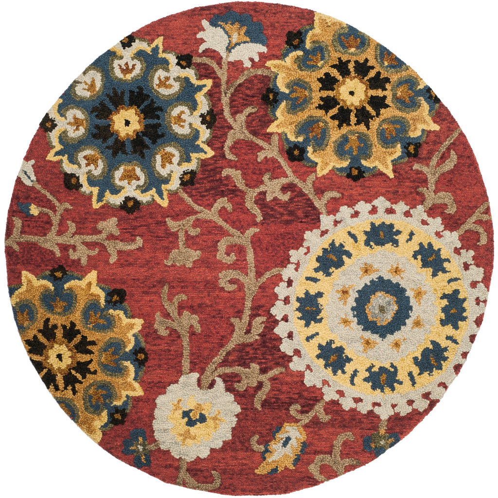 SAFAVIEH Handmade Blossom Maaret Modern Floral Wool Rug