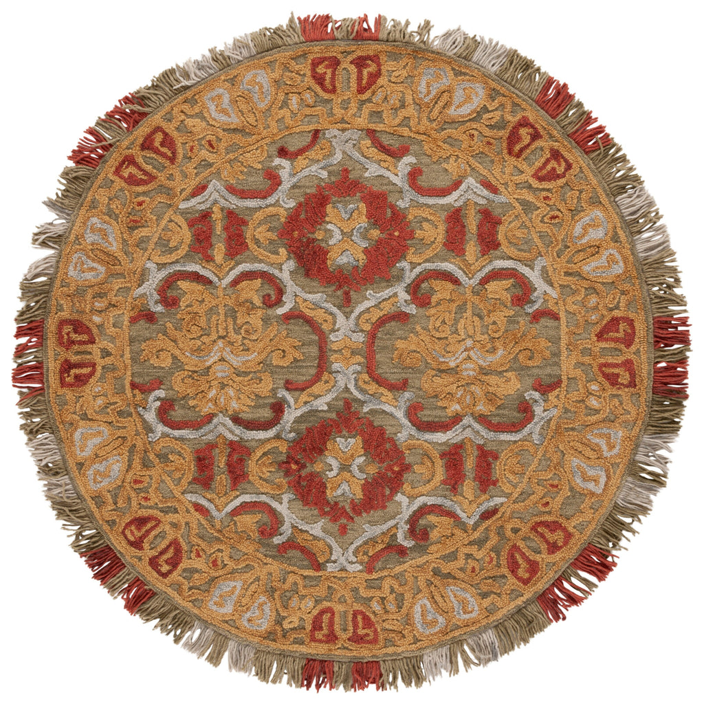 SAFAVIEH Handmade Blossom Porzia Floral Wool Rug