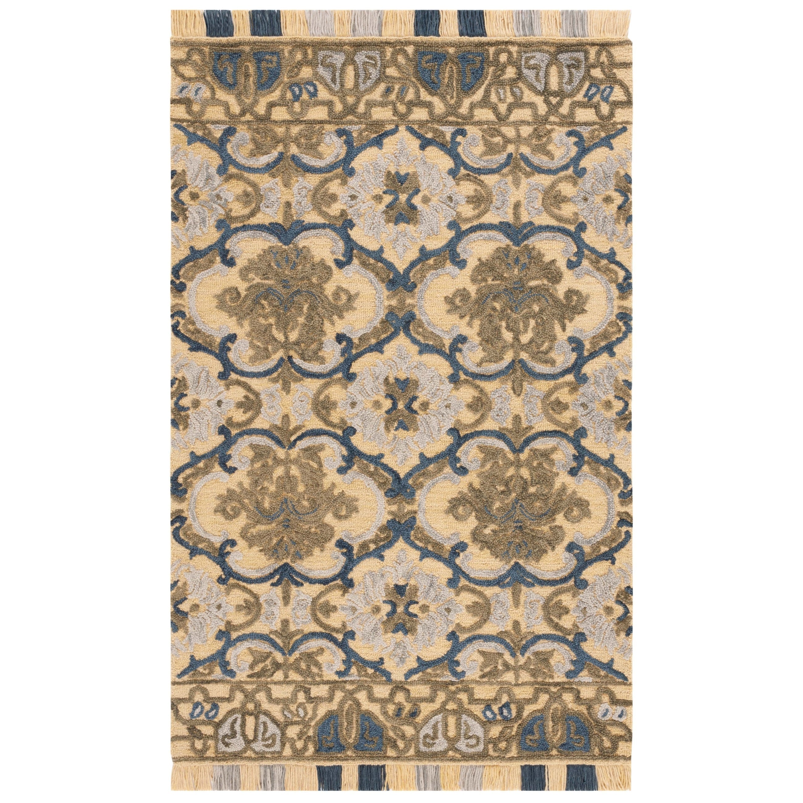 SAFAVIEH Handmade Blossom Porzia Floral Wool Rug