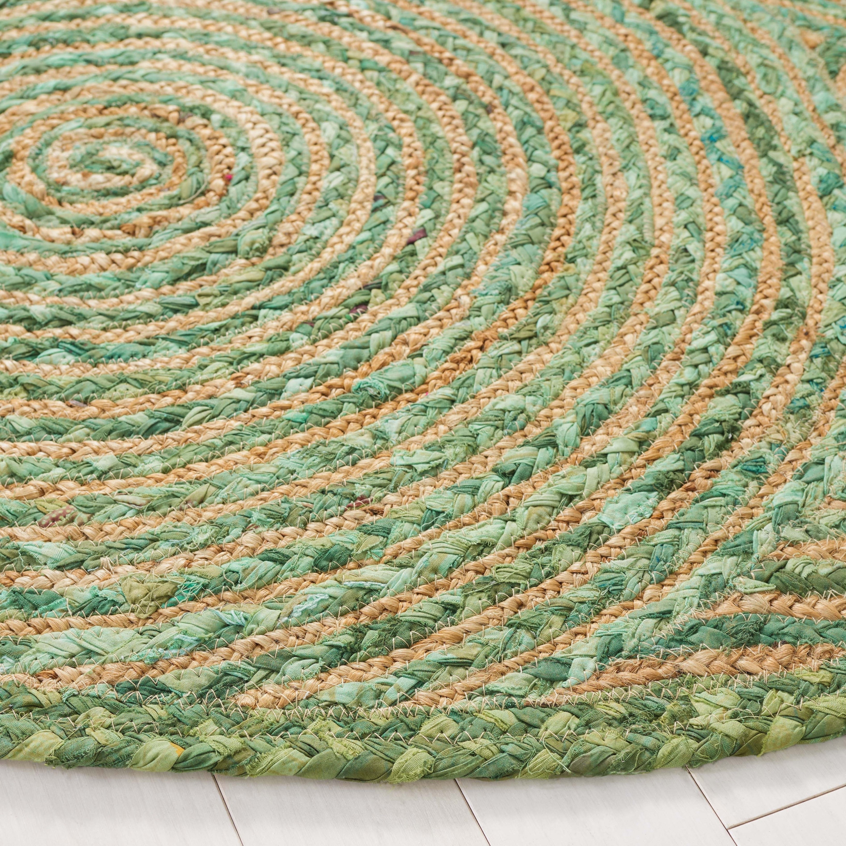 SAFAVIEH Handmade Cape Cod Eulogia Coastal Jute Rug