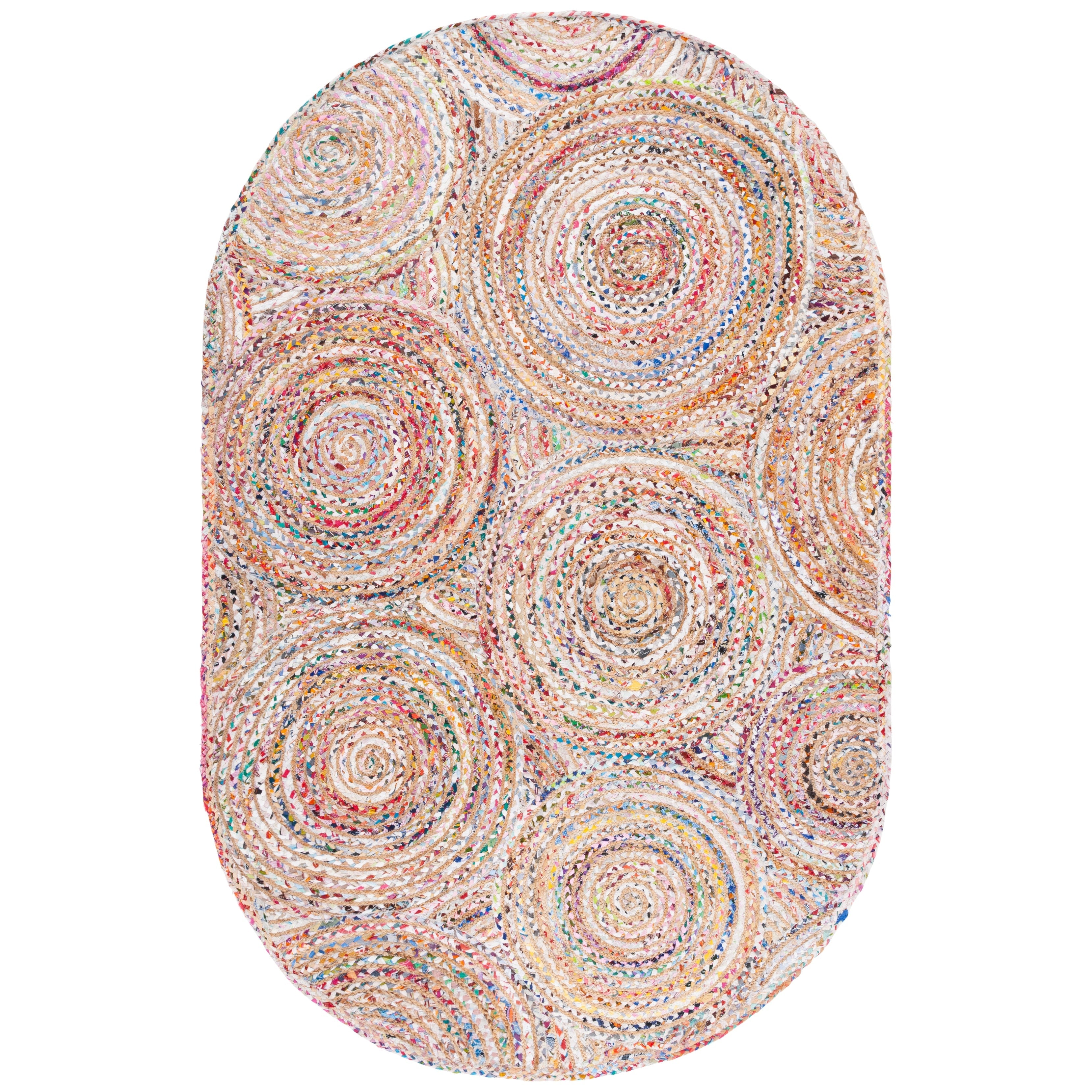 SAFAVIEH Handmade Cape Cod Eulogia Coastal Jute Rug