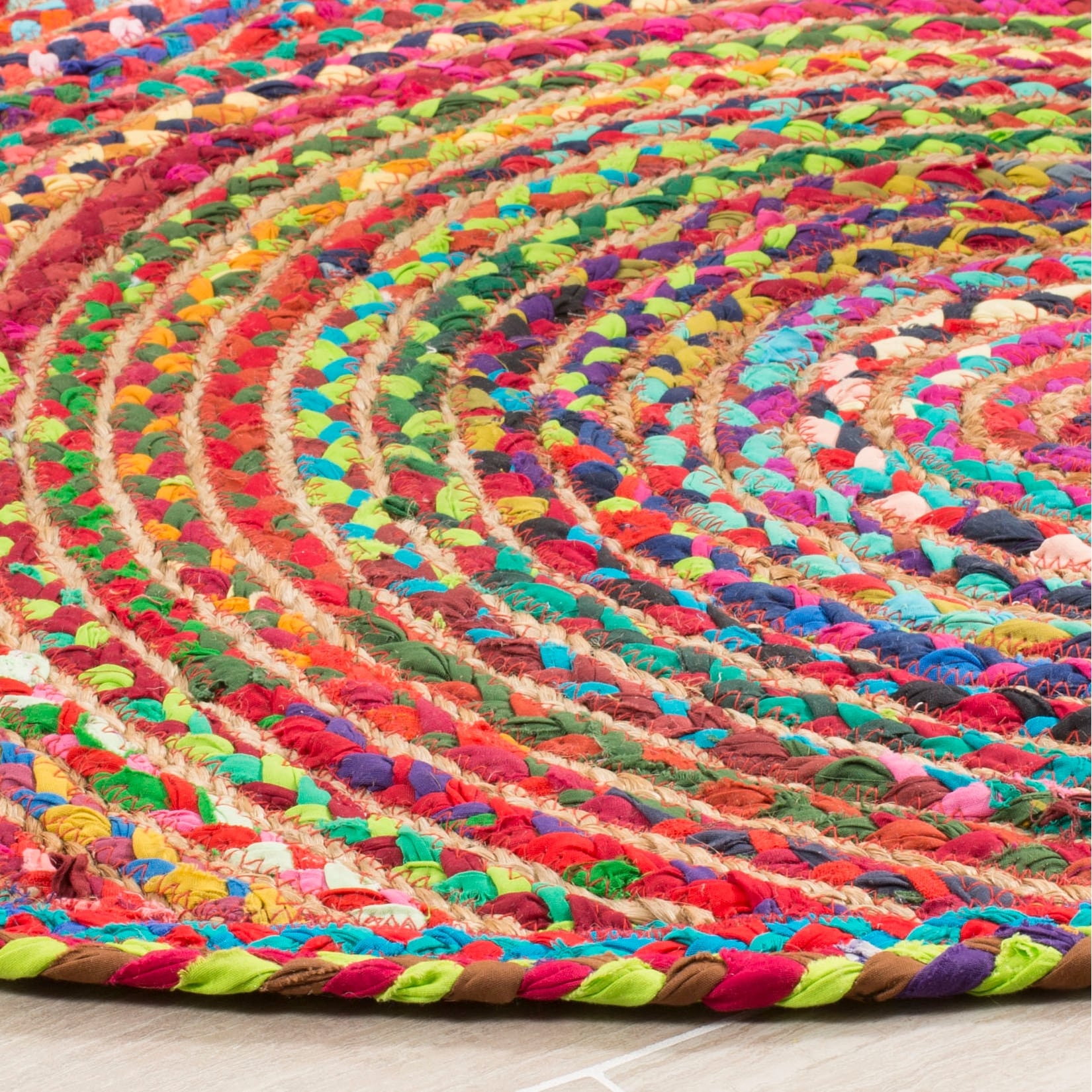 SAFAVIEH Handmade Cape Cod Eulogia Coastal Jute Rug