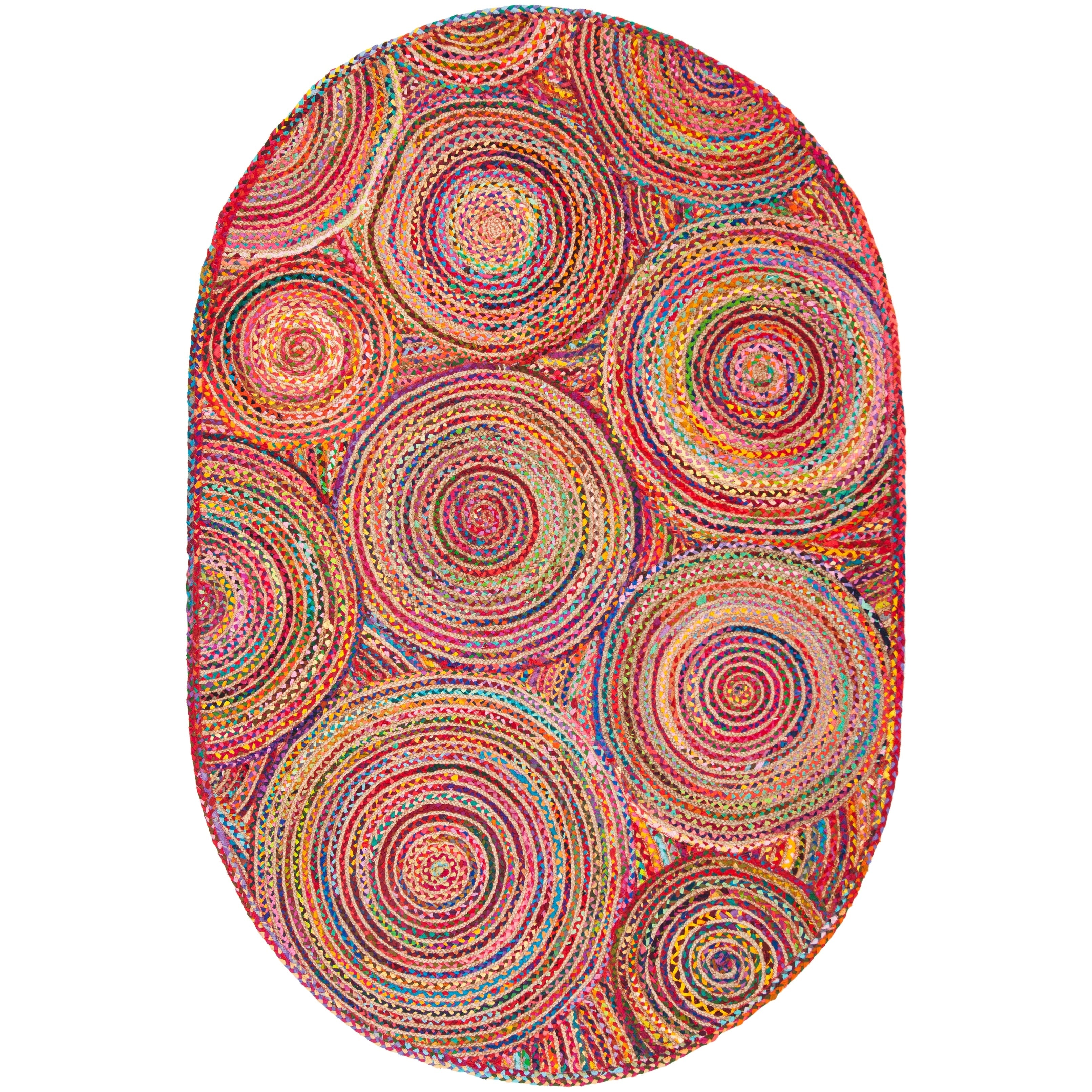 SAFAVIEH Handmade Cape Cod Eulogia Coastal Jute Rug