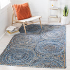 SAFAVIEH Handmade Cape Cod Eulogia Coastal Jute Rug