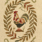 SAFAVIEH Handmade Chelsea Asmaa French Country Rooster Wool Rug
