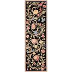 SAFAVIEH Handmade Chelsea Jacomine French Country Floral Scroll Wool