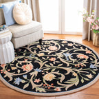 SAFAVIEH Handmade Chelsea Jacomine French Country Floral Scroll Wool