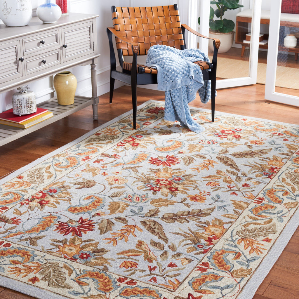 SAFAVIEH Handmade Chelsea Malda French Country Floral Wool Rug