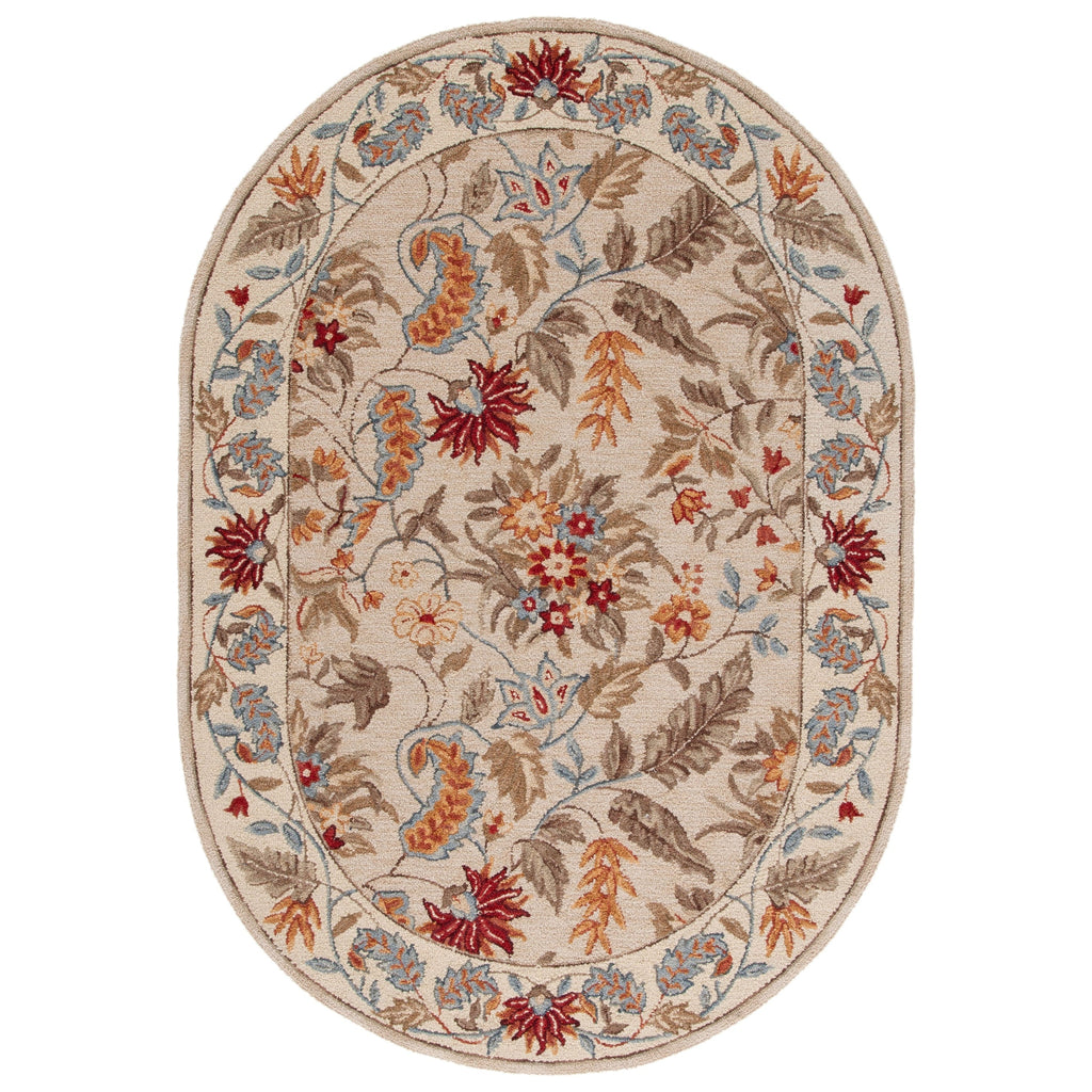 SAFAVIEH Handmade Chelsea Malda French Country Floral Wool Rug