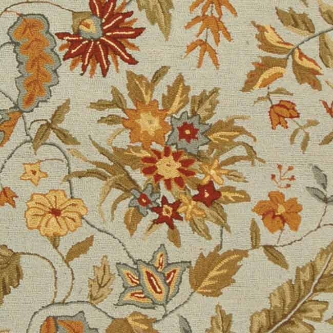 SAFAVIEH Handmade Chelsea Malda French Country Floral Wool Rug