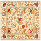 SAFAVIEH Handmade Chelsea Malda French Country Floral Wool Rug