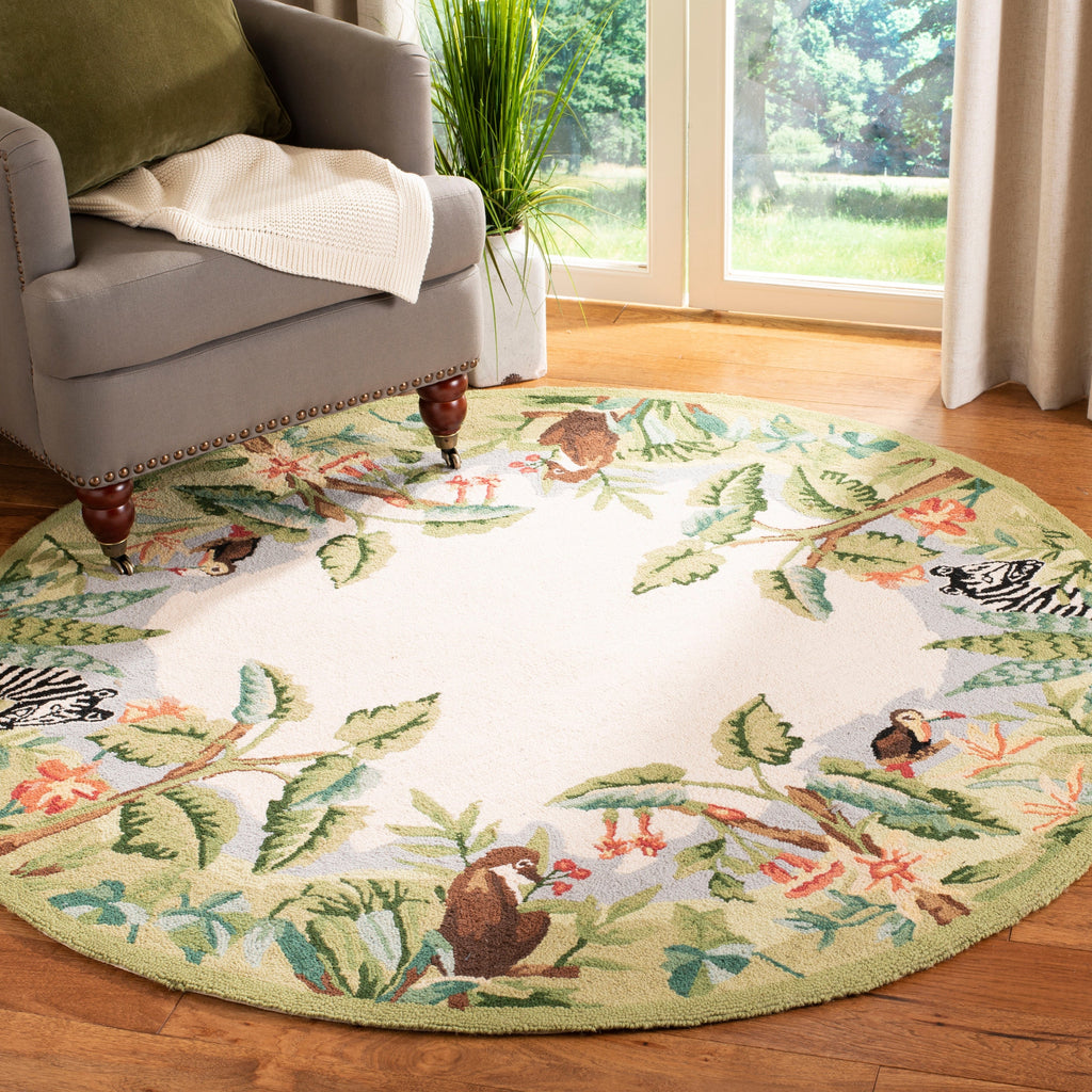 SAFAVIEH Handmade Chelsea Margrieta French Country Wool Rug