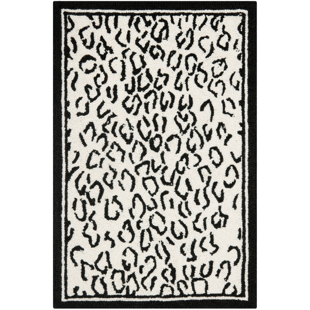 SAFAVIEH Handmade Chelsea Solar Garden Leopard French Country Wool Rug