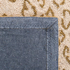 SAFAVIEH Handmade Chelsea Solar Garden Leopard French Country Wool Rug