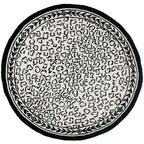 SAFAVIEH Handmade Chelsea Solar Garden Leopard French Country Wool Rug