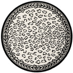 SAFAVIEH Handmade Chelsea Solar Garden Leopard French Country Wool Rug